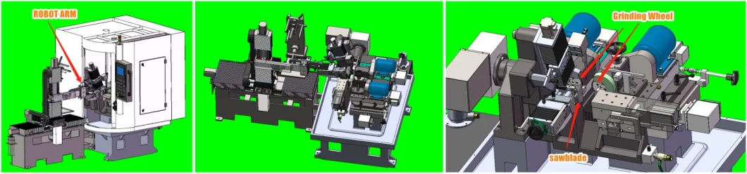 TORSEL เครื่องเลี้ยวใบเลื่อยมืออาชีพ / เครื่องบดใบเลื่อย CNC การปลูกไม้ 7
