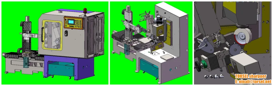ATZ400 / ATZ500 CNC Function TCT เครื่องบดเลื่อยหมุนด้านบนที่มีเครื่องบรรทุก 6